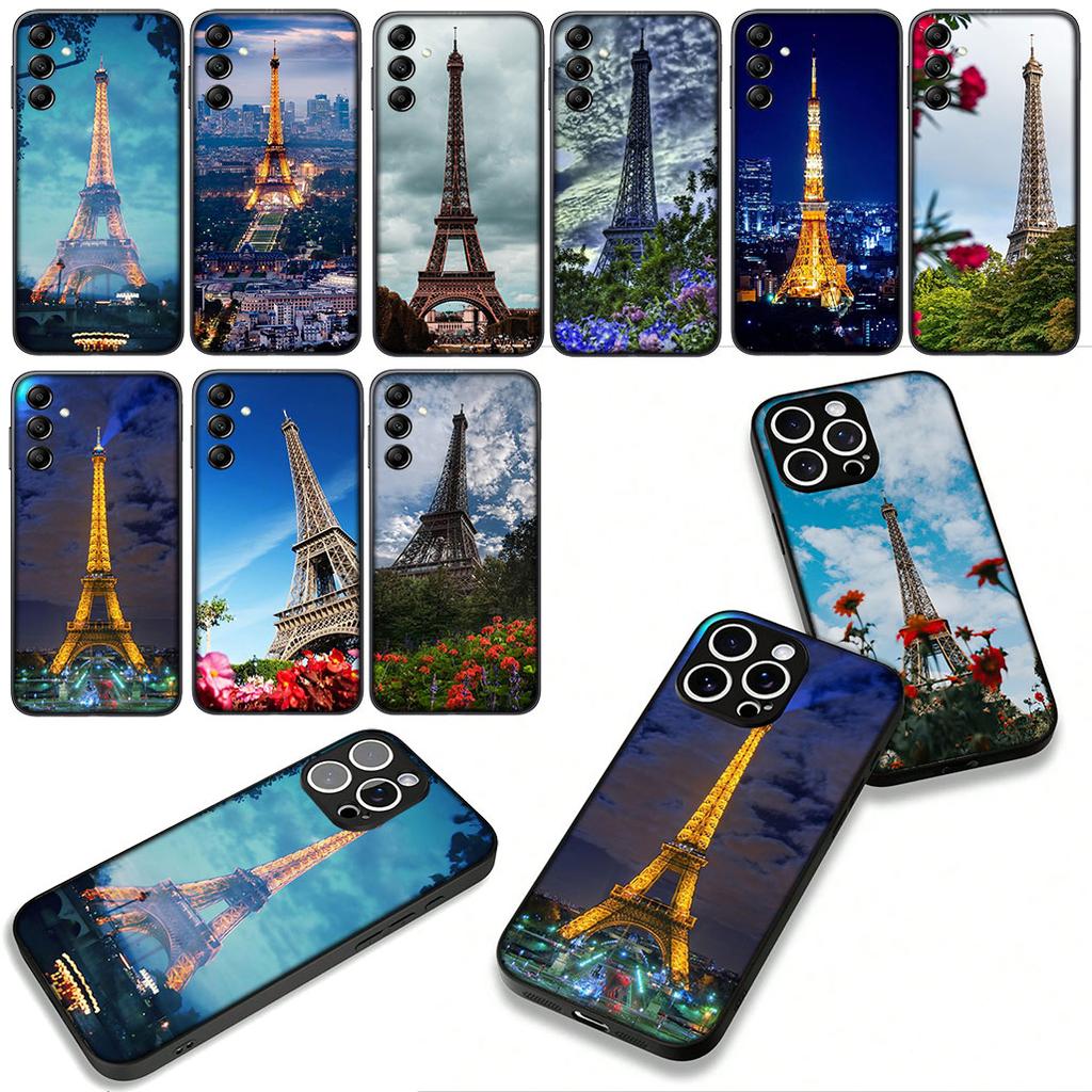 Phone Cover Love Paris Eiffel tower pink Casing for Xiaomi Redmi Note 15 11 9 10 Pro Plus A5 9A 9T 10A 10C 9C NFC 15C 8T Case