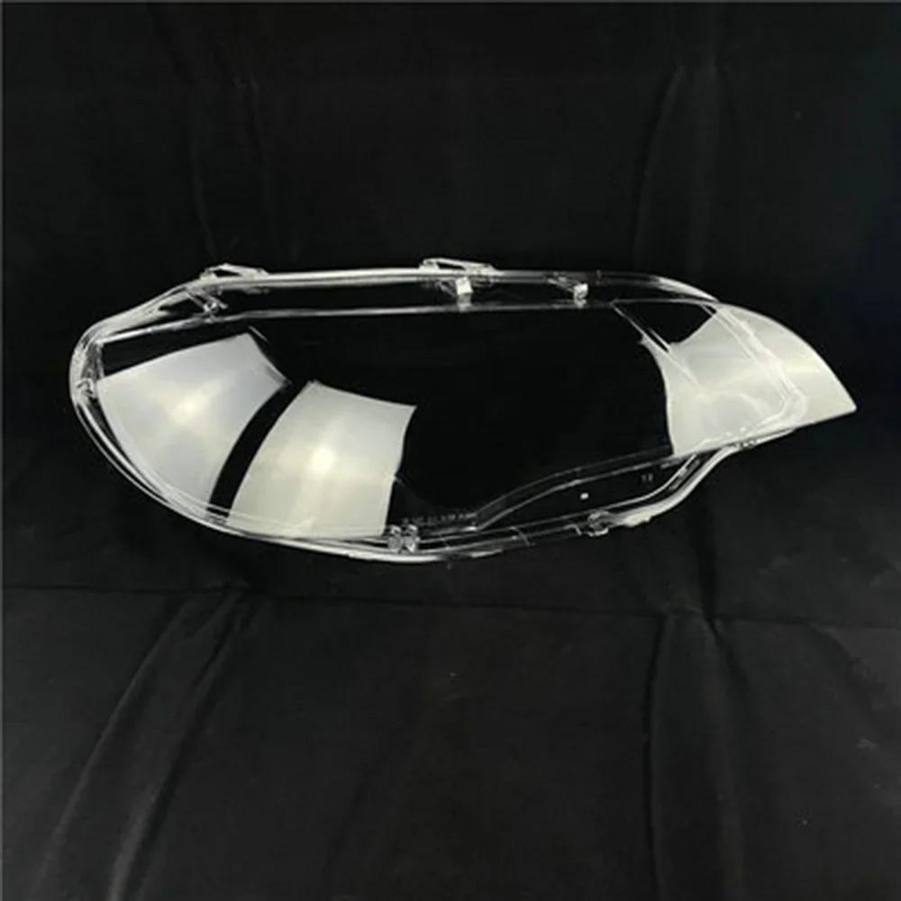 TXDQ1 Car Front Headlight Glass Headlamp Transparent Lampshade Lamp Shell Lens Cover For BMW X6 E71 2008 2009 2010 2011 2012 2013 2014