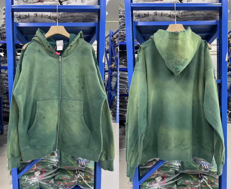 ERD West Coast Vintage Sanskrit Zipper Hoodie