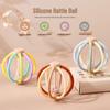 3D Rattle Teething Ball: Infant Hand Grip & Soothing Teether