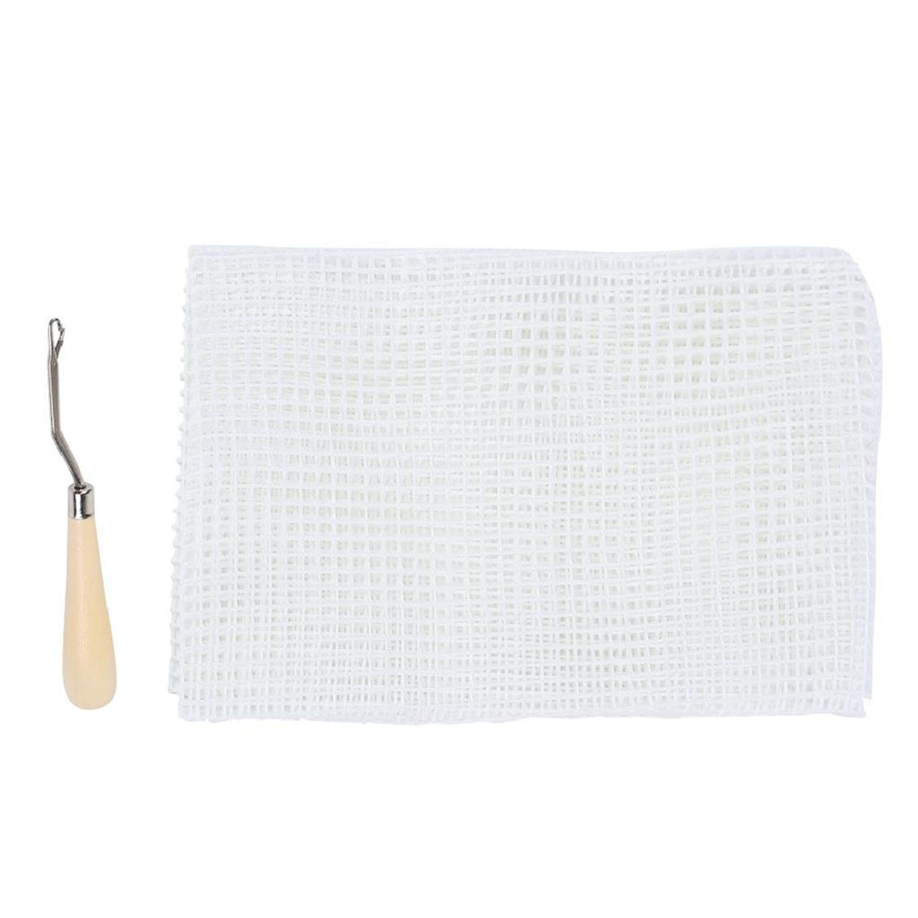 Household DIY Hand Made Crocheting Carpet Rug Knitting Mesh Cloth Accessory Tools