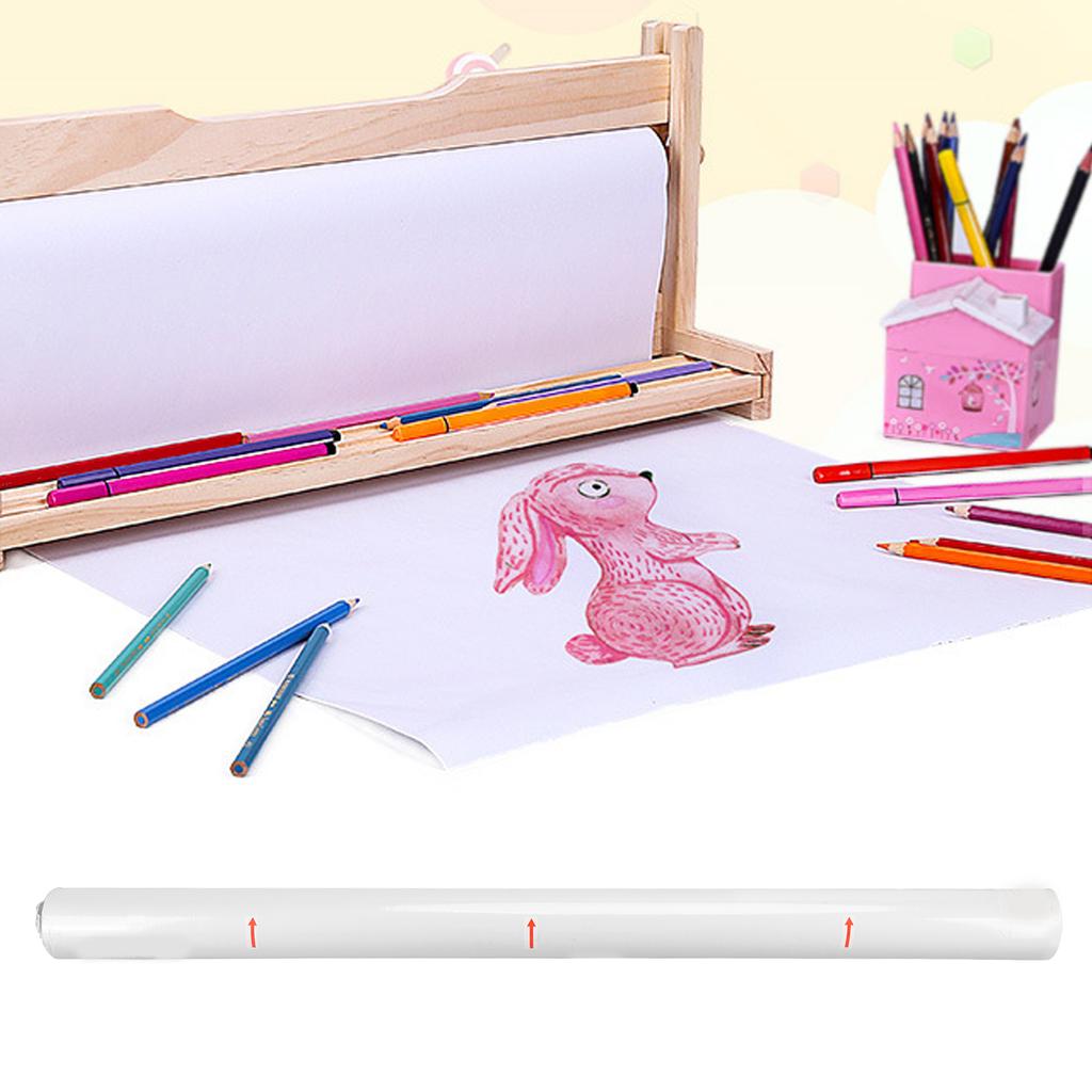 Crafts Paper Roll 20 Meters White Art Paper Roll for Painting Wall Art Gift Wrapping Kids Crafts