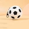 WTEMPO Creative Sporty Mini Coin Purse Ball Series Zipper Soft Storage Bag DIY Casual Headphone Case and Hanging Accessory Various Ball Game Souvenirs