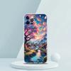 Pink Spring Cherry Blossoms Phone Case for iPhone 16 15 14 13 12 Pro Max 11 Pro Max 7 8 Plus XS XR Max Transparent Soft Shell