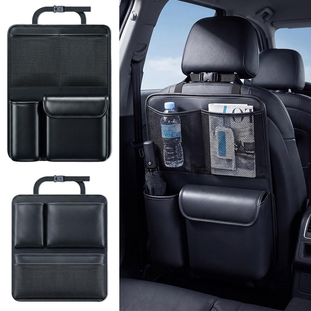 Universal Car Seat Back Storage Bag Waterproof Multi Pocket Hanging Organizer Auto Rear Seat Storage Pocket Car Interior