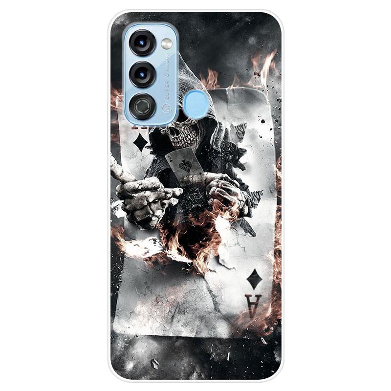 For itel Vision 3 Vision3 Veske Myk Silikon Bakdeksel Tegneserie Telefonveske Mote