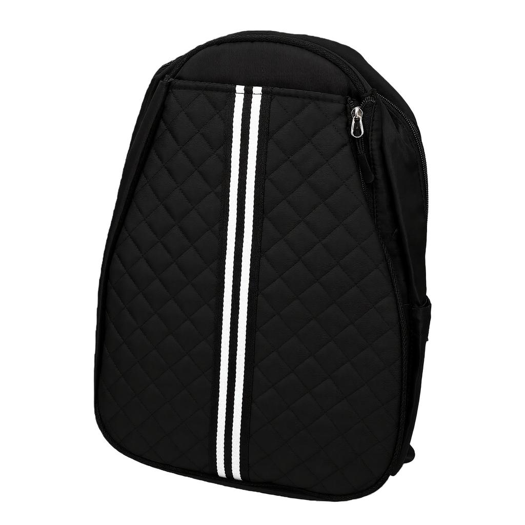 Women Tennis Bag Large Capacity Quilted Backpack Waterproofing Lightweight with Hidden Hook for Travel Sports Badminton
