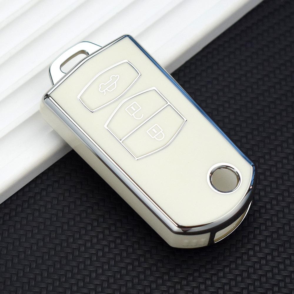 2/3 Buttons TPU Flip Folding Remote Car Key Case Fob For MAZDA 3 5 6 Series M6 RX8 MX5 Shell Hold