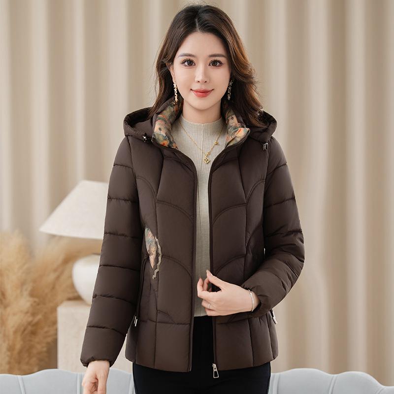 

Зимнее хлопковое пальто для бабушки для женщин среднего и пожилого возраста, утолщенное пуховое пальто для мамы, одежда с капюшоном для пожилой женщины XXXXXL