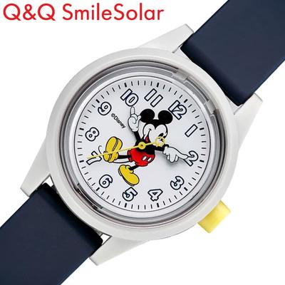 Reloj de pulsera Disney Mickey CITIZEN QQ smile solar para niños ligero 25 g fino impermeable adecuado para niños y niñas de escuela primaria hijo hija cumpleaños