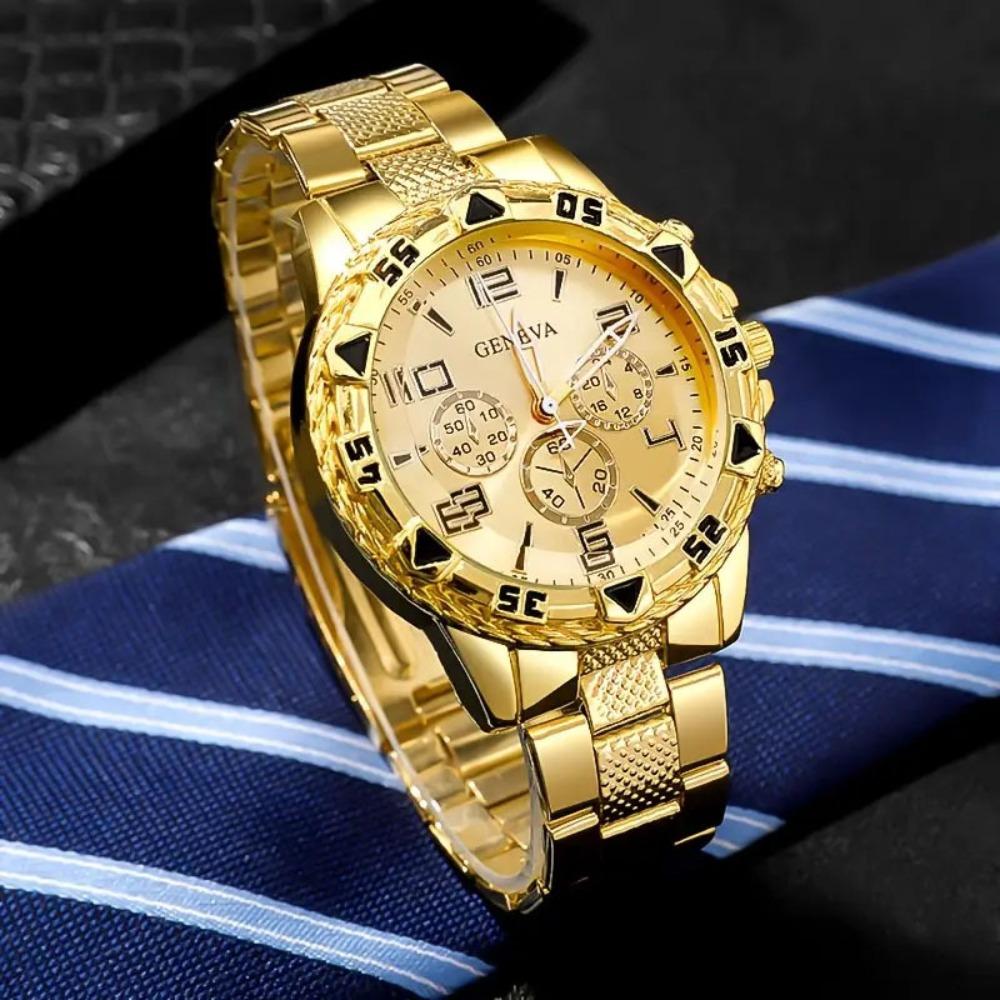 Casual Quartz Watch Stainless Steel Watchband Business Watch High Quality Men Wristwatch