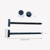 Multipurpose Nylon Universal Cable Tie Buckles Auto Fastener Screw Replacement Clip for Car Buckles Heavy Duty Zip Ties Holder