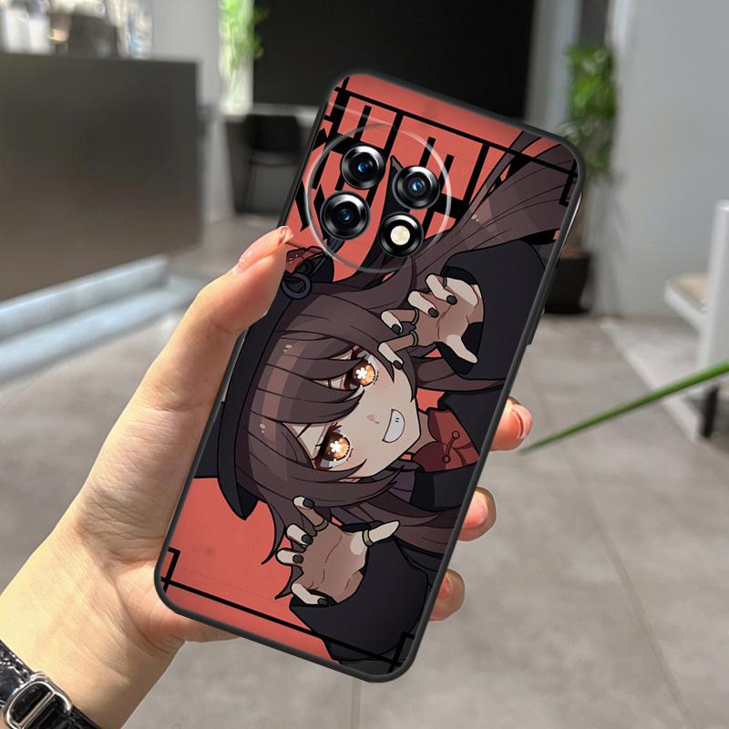 

Чехол Genshin Impact Zhongli Hutao для OnePlus 13 12 11 13R 12R 10 Pro 8T 10T OnePlus Nord 4 CE 2 3 Lite N10 N20 N30 OnePlus 11