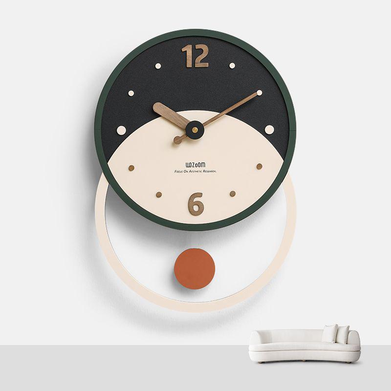 Nordic Wall Clock Creative Interior Accessories Clocks Modern Living Room Decoration Wall Clock Large Elegant Ornaments Clocks
