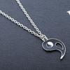 2pcs Yin Yang Charm Pendant Friend Couple Necklaces