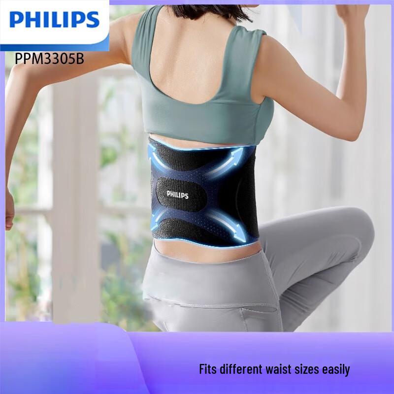Philips Wireless Microcurrent EMS Waist Massager with Heat