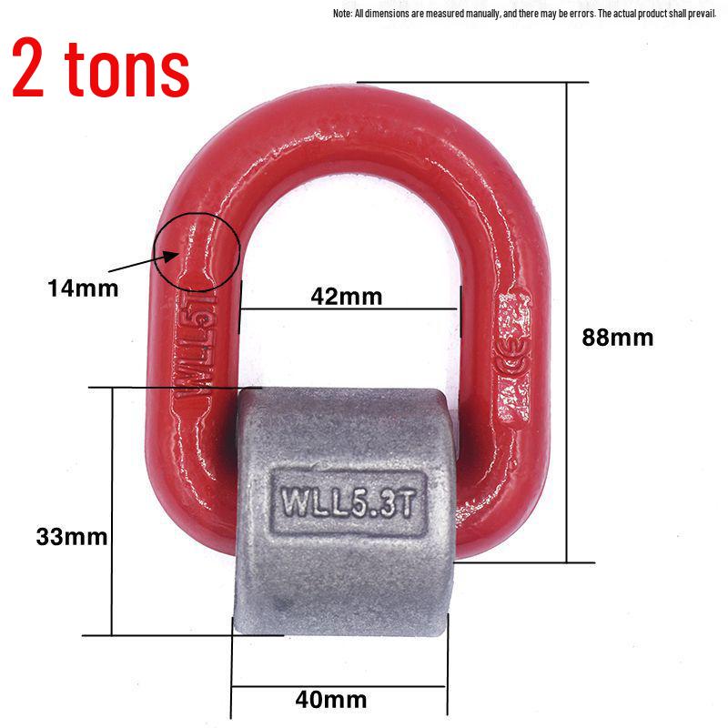G80 Forged D-Ring High Strength Welding & Lifting Ring for Marine and Mold Applications