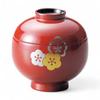Family Lacquerware Urushi Made in Japan J-kitchens Bowl, Hand-painted, (Japanese lacquer), PID-634648,