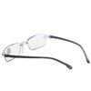 +100~+400 Fashionable anti blue light reading glasses with frameless cut edges for both men and women