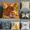 Blue Bird Home Decor Print Pillow Case Pillowcase Doublesided Printed Sofa Cushion Bedroom Headboard Pillow