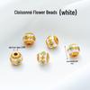 Vintage Brass Filigree Pearl Spacer Beads for Handmade DIY Bracelets