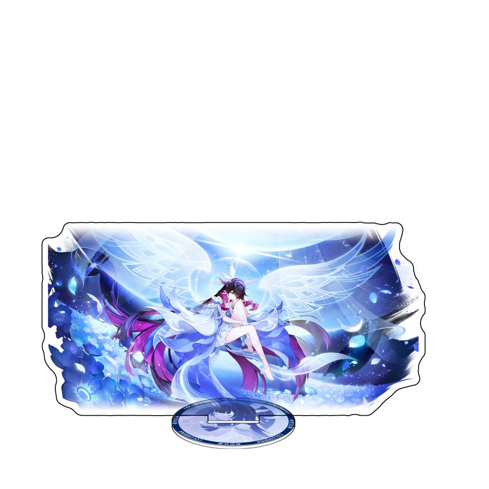 Anime Aktivität Genshin Impact Standmodell Acryl Actionfigur Xilonen Kinich Mualani Kreatives Spielzeug Geschenk toll für den täglichen Gebrauch