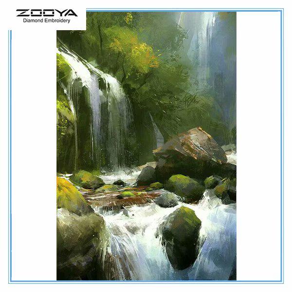 

ZOOYA DIY 5D Полный дрель Алмазная картина Пейзаж Вышивка Крестом Мозаика Картина Домашний декор