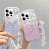 Butterfly With Flower Chain Case For RENO 14F 13F 11F 12F 13 14 PRO 10 6 Lite OPPO A2 A3 A5 A6 PRO A3X A5X A18 A38 A60 A58 A78
