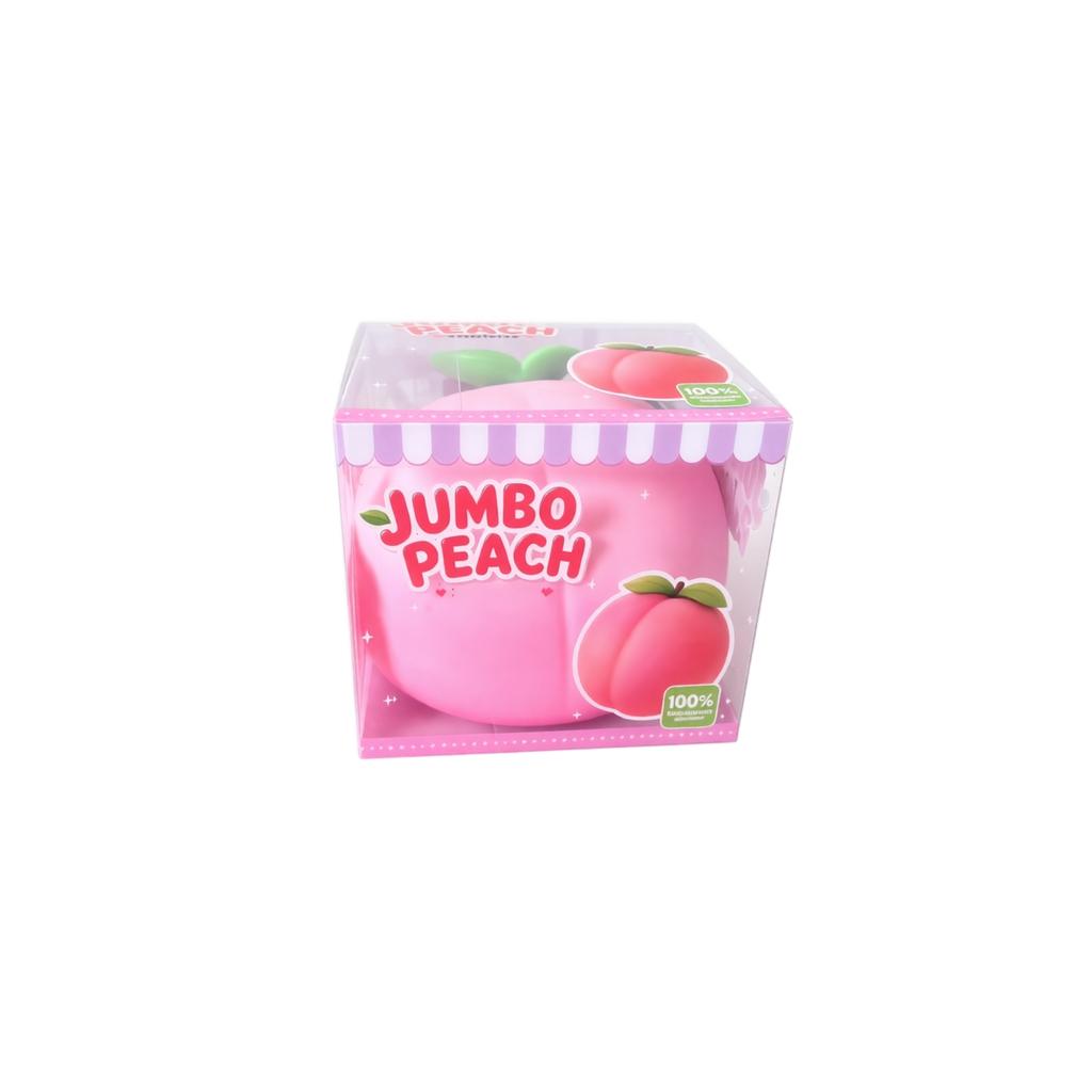 Jumbo Peach Soft Squishy Stress Relief Toy Large Size Slow Rising Foam Squeeze Ball Novelty Gift for Adults and Kids