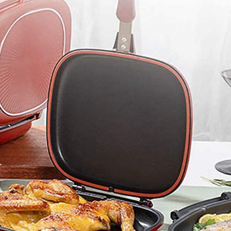 Těsnicí kroužek pro 28cm a 30cm oboustranný pánev Jumbo gril nádobí nepřilnavý oboustranný pánev na omelety obracecí pánev CNIM Horké