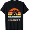 Cranky Vintage Sun Funny Bicycle Lovers Cycling Cranky Unisex T-Shirt