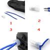 120Pcs Closed End Crimp Cap 22-16 16-14 12-10 AWG Gauge Wire Connector Terminal