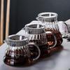 360ml/600ml Glass Pour Over Coffee Maker Cloud Kettle Heat Reasistance 120 Degree Coffee Sharing Pot Drip Filter for Barista