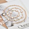 New Love Rhinestone Cat's Eye Stone Metal Women's Belt Chain Decorative Dress Suit High-end Waist Chain Women