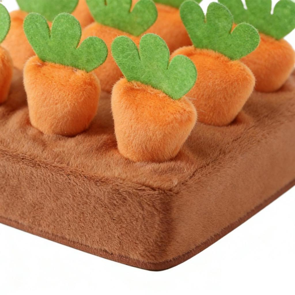 Dog Sniff Mat Interactive Feeding Games With Carrots Puppy Snuffle Mat For Mental Exercise Boredom Reduction Crate Training