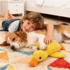 Squeaky Dog Toys new Upgraded Interactive Squeaky Soft Comfort Pet toy Durable Stuffed Quack Crazy Squeak Sounds toys for Puppy