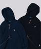 YALE Women'S Cable Knit Zip-Up Hoodie_Black