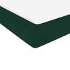 Box Spring Bed with Mattress Dark Green 80 x 220 cm Velvet