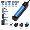 1Pcs 1/2/4 Slots 18650 Battery Charger  for 10440 14500 16340 18350 18500 26650 Battery