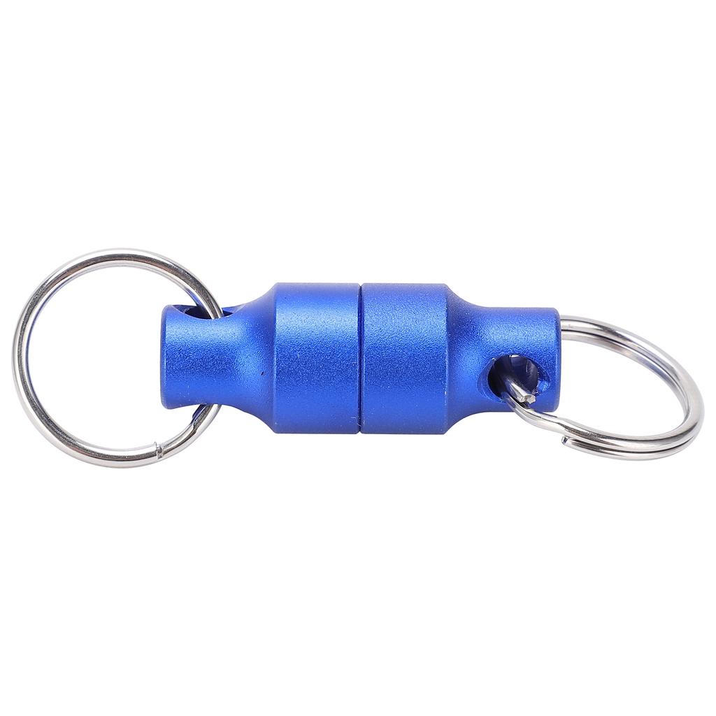 Fly Fishing Magnetic Net Release with Carabiner Clip Aluminium Landing Net Release Holder