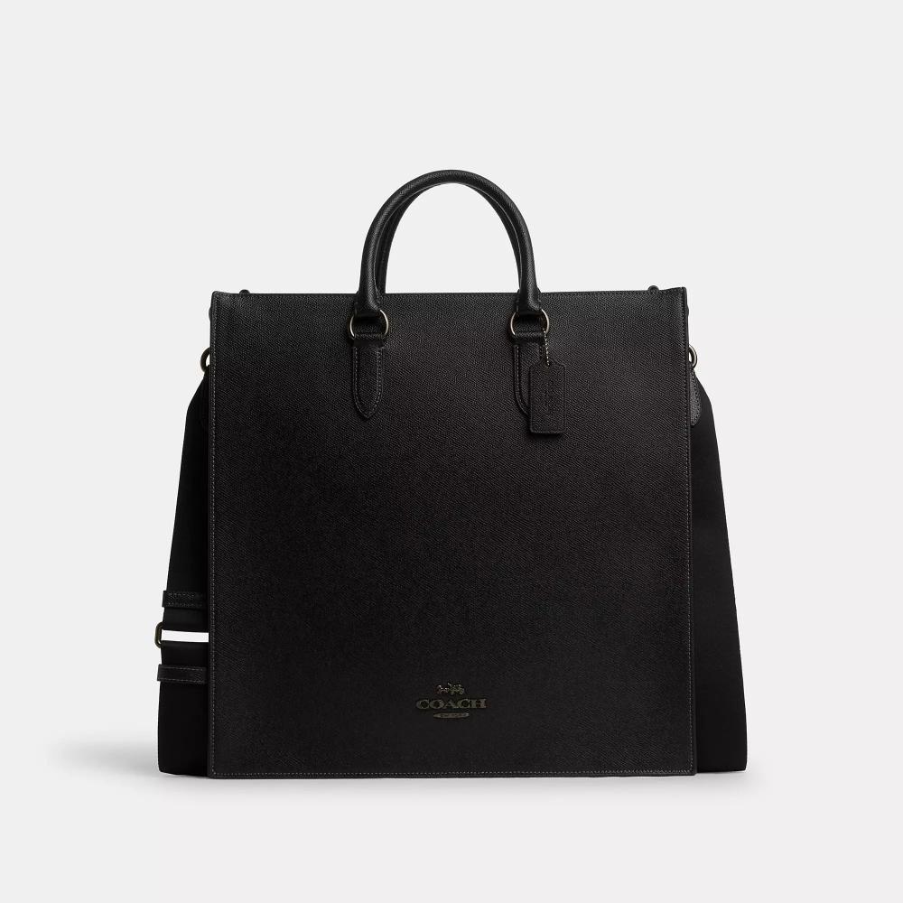 

Coach Большая большая сумка Dylan темно-металлический черный