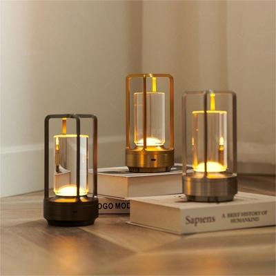 Wiederaufladbare Kreuz Tisch Lampe 2000 Mah Desktop Nachtlicht Touch Atmosphäre Licht USB Camping Licht Outdoor Home