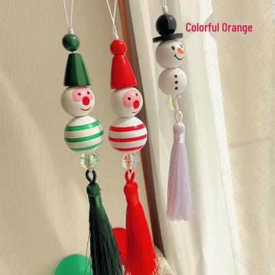 Farbenfrohe, handgefertigte Weihnachtsbaum-Puppendekoration für Taschen, Telefone und Schlüsselbänder – das perfekte Geschenk für Paare!