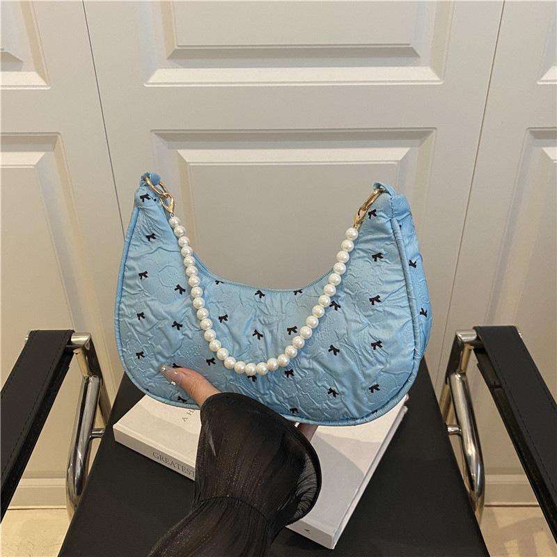 Sac de travail petit mignon à nœud papillon tendance et polyvalent à bandoulière unique et à main