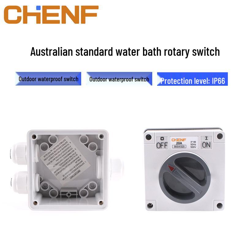 Australian Outdoor Waterproof Single-Phase/Three-Phase Knife Switch - Load Disconnection On-Off Rotary Switch