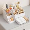 Luxury Desktop Cosmetic Organizer with Drawers - Premium Makeup & Skincare Storage Box for Vanity, Jewelry & Tools Holder
