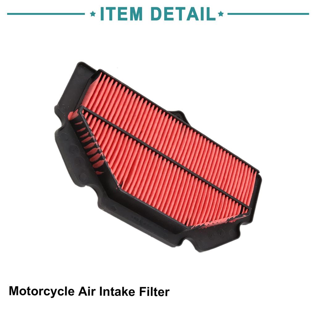 ACROPIX Motocyklowy Filtr Powietrza Wlotowego Czyszczący Akcesorium dla Suzuki i 1 sztuka GSR750, GR600, GR400, Czerwony,