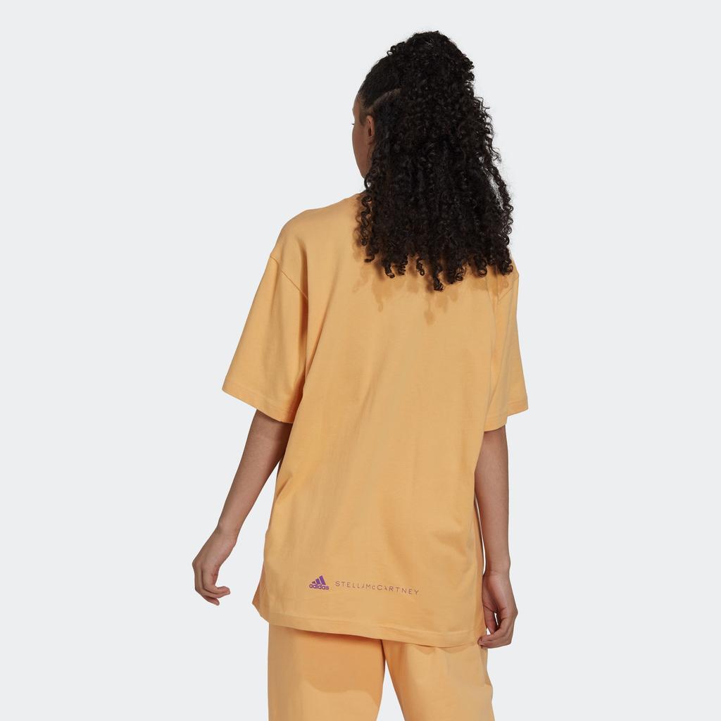 adidas T Shirt Unisex Amber Yellow IB5882