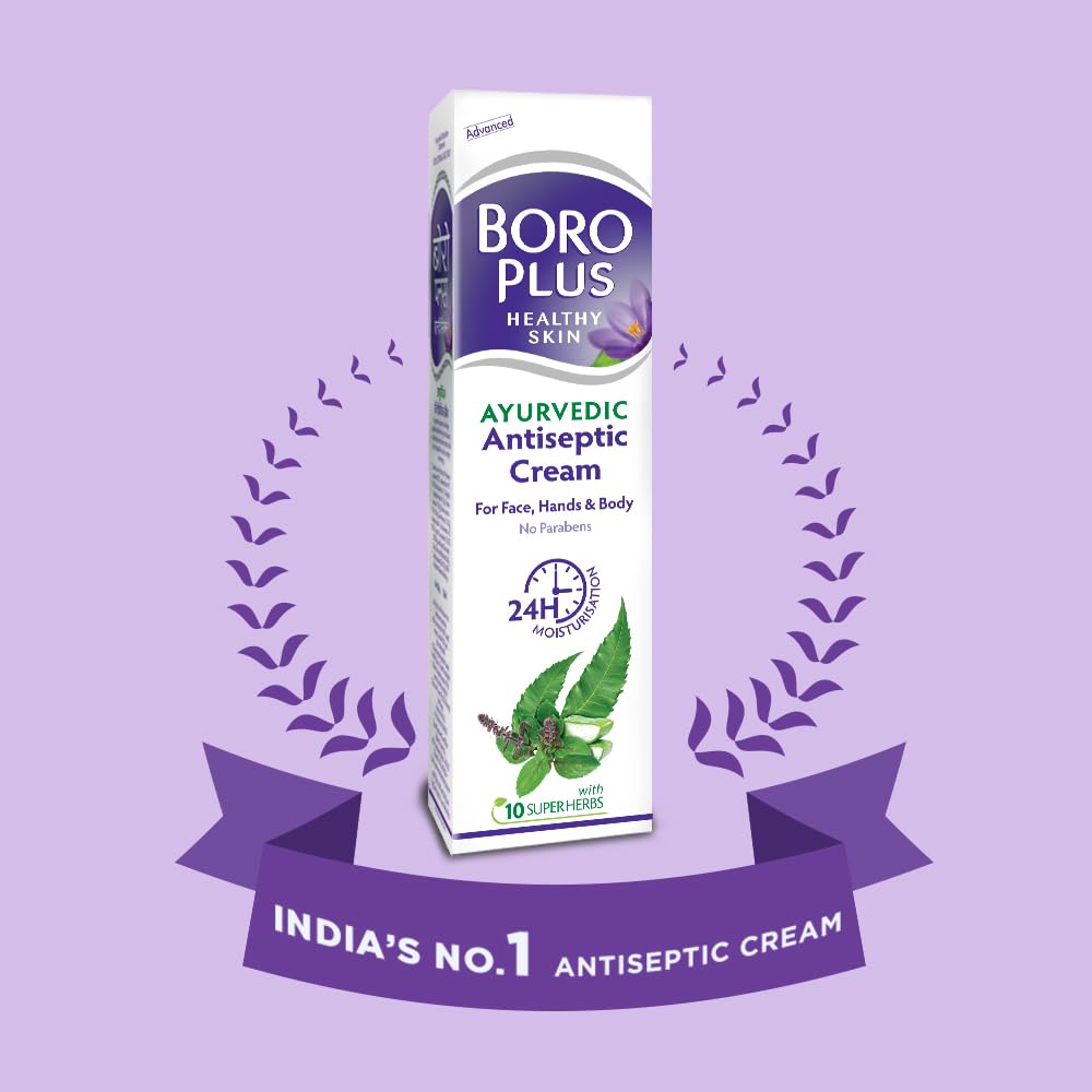 Boroplus Antiseptic Cream 80 Ml Pack Of 2 Ayurvedic Ointment For Normal Skin Soft Moisturising Daily Protection For Cuts Scratches And Burns