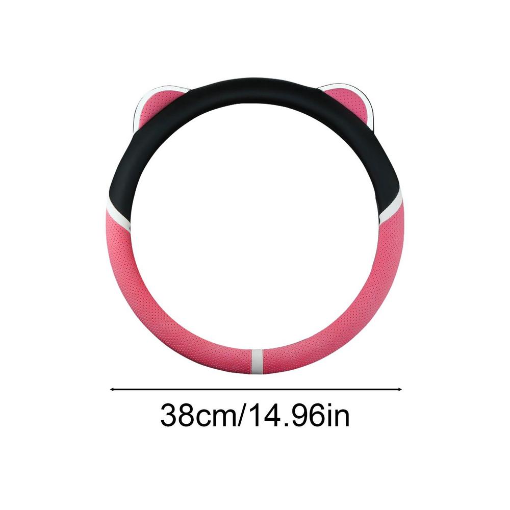 Car Wheel Cover Cute Car Accessories Steering Wheel Cover With Ears Universal Comfortable Car Wheel Protector Cover For Vehicle